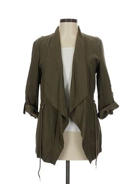 ZARA Khaki Open-Front Lightweight Jacket